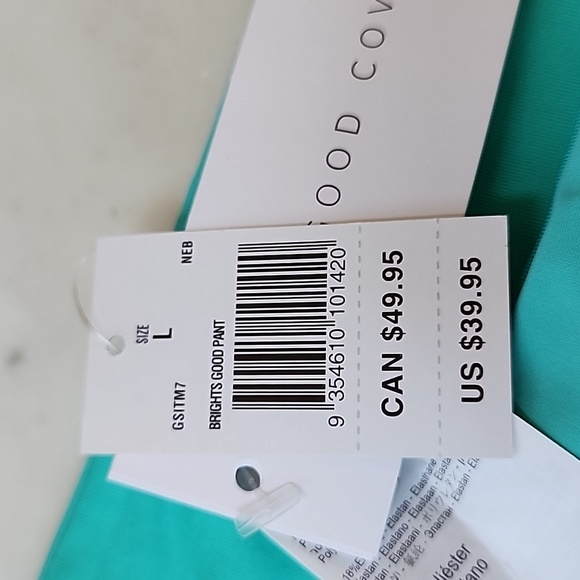 NWT RIPCURL Brights good pant aqua green bikini bottoms Size large - Picture 5 of 7